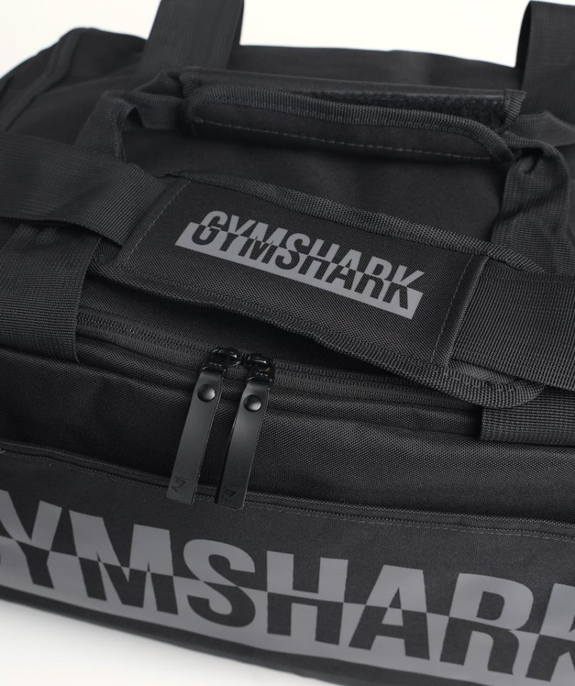 Gymshark Bold Gym Sports Bag Black | CA 13N670